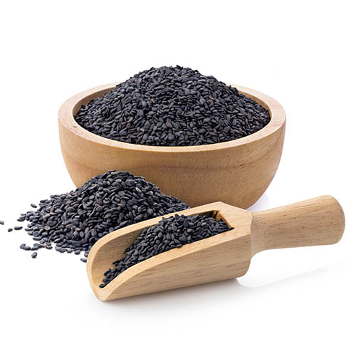 sesame isolated on white background Shahi Zeera (Black Cumin)